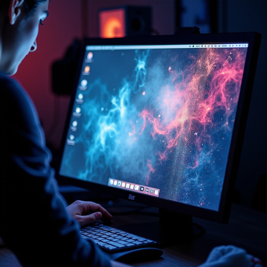 電腦 螢幕 變色