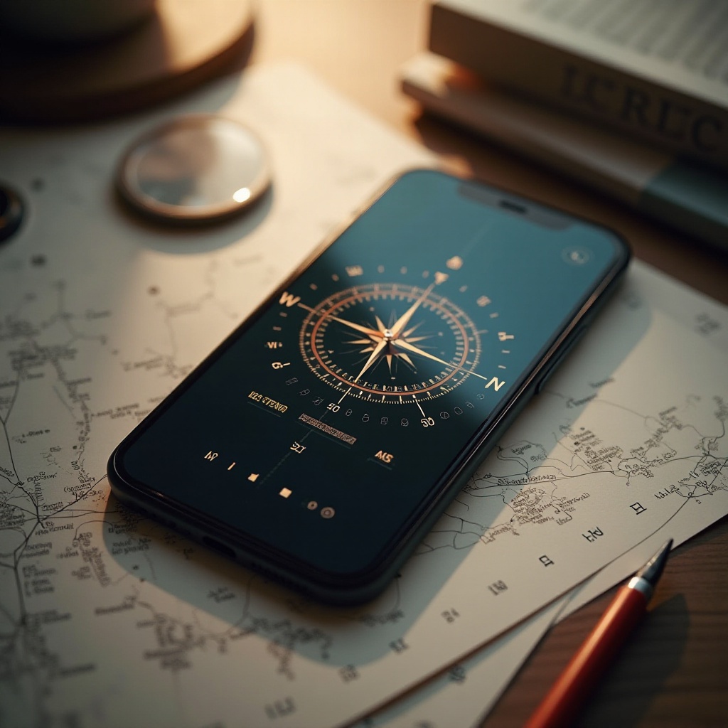 iphone指南針校正